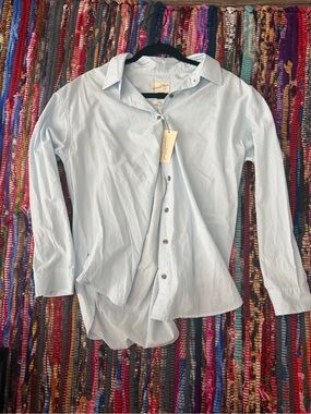 Universal Thread Men's Light Blue Button-Down Shirt